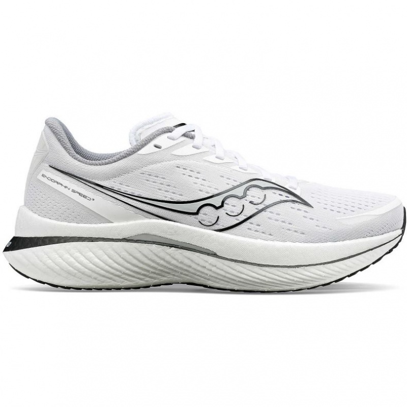 Men\'s Saucony Endorphin Speed 3 Running Shoes White | SOUTHAFRICA-ZEW