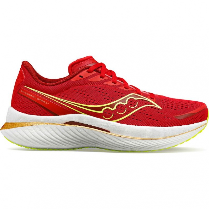 Men\'s Saucony Endorphin Speed 3 Running Shoes Red | SOUTHAFRICA-KWE