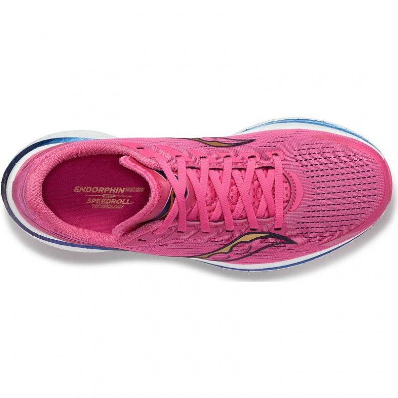 Men's Saucony Endorphin Speed 3 Running Shoes Pink | SOUTHAFRICA-QSO