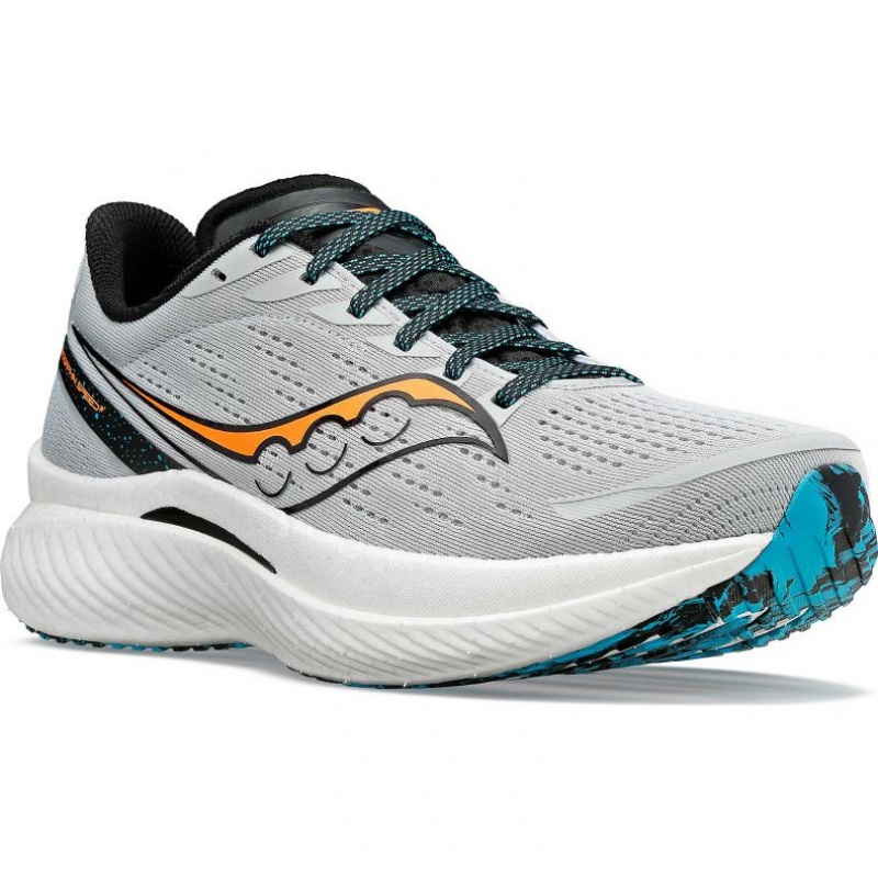 Men's Saucony Endorphin Speed 3 Running Shoes Grey | SOUTHAFRICA-LBN