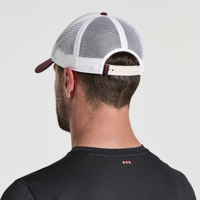 Men's Saucony Foamie Trucker Hats White | SOUTHAFRICA-TWZ