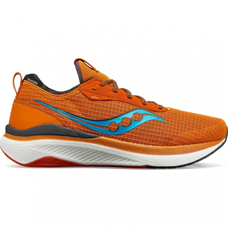 Men\'s Saucony Freedom Crossport Running Shoes Orange | SOUTHAFRICA-JFT