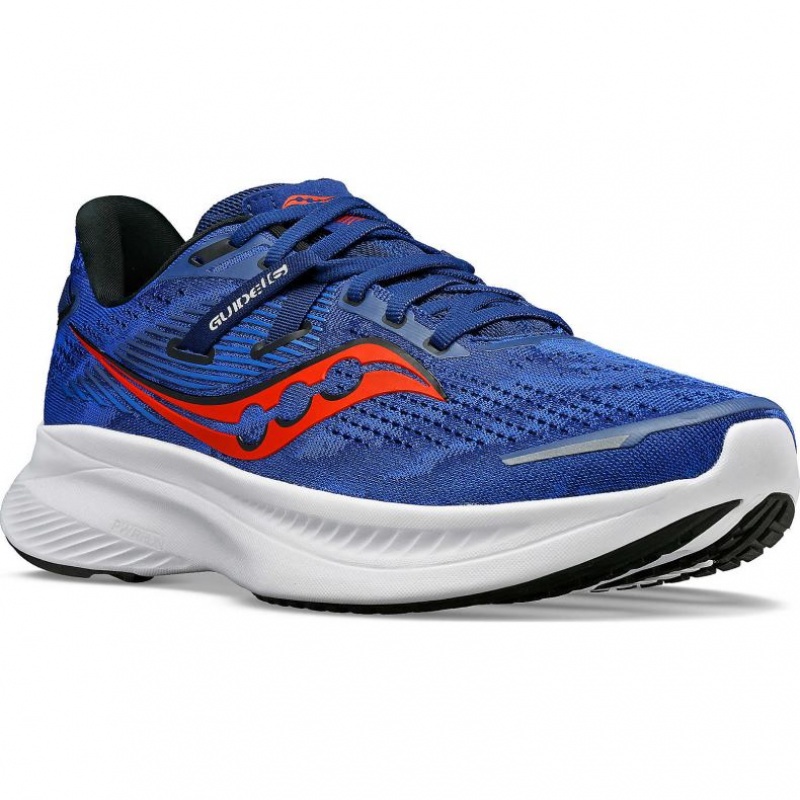 Men's Saucony Guide 16 Running Shoes Blue | SOUTHAFRICA-VZY