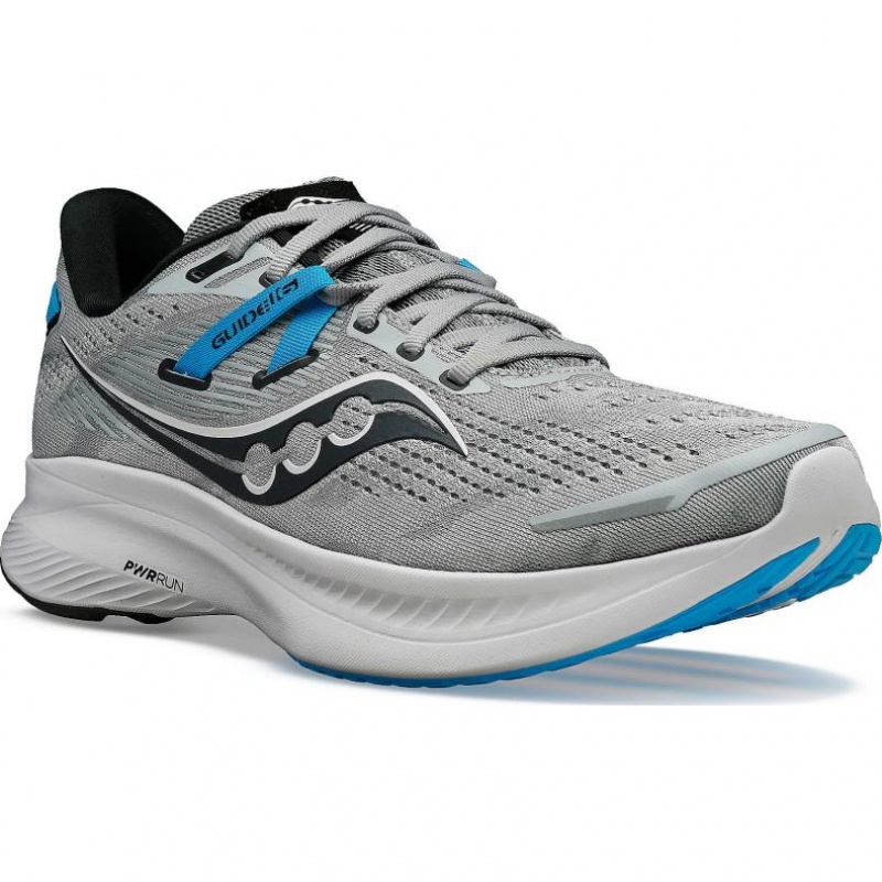 Men's Saucony Guide 16 Running Shoes Grey | SOUTHAFRICA-KST