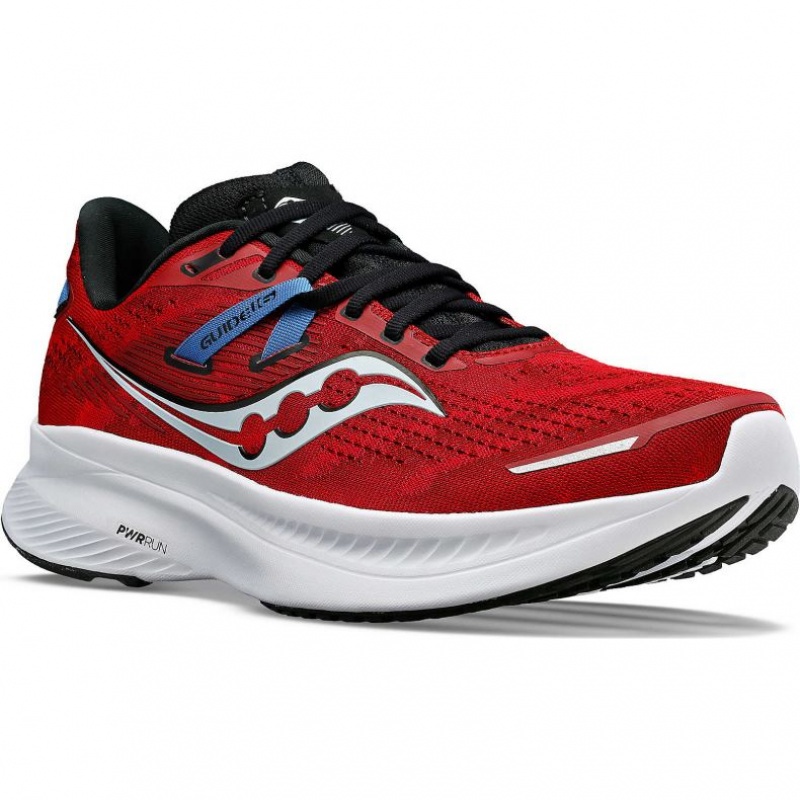 Men's Saucony Guide 16 Running Shoes Red | SOUTHAFRICA-UMZ