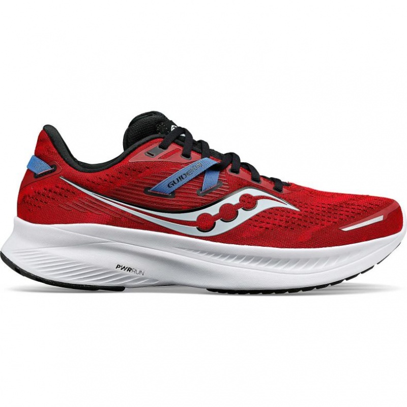 Men\'s Saucony Guide 16 Running Shoes Red | SOUTHAFRICA-UMZ