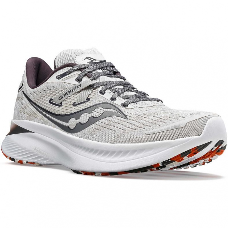 Men's Saucony Guide 16 Running Shoes White | SOUTHAFRICA-HZY