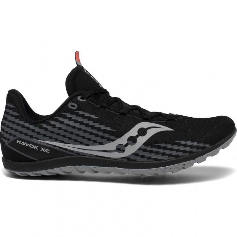 Men\'s Saucony Havok XC 3 Spikes Black | SOUTHAFRICA-WYR