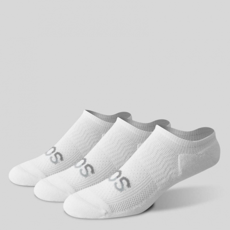 Men's Saucony Inferno Cushion Sneaker 3-Pack Socks White | SOUTHAFRICA-NHG