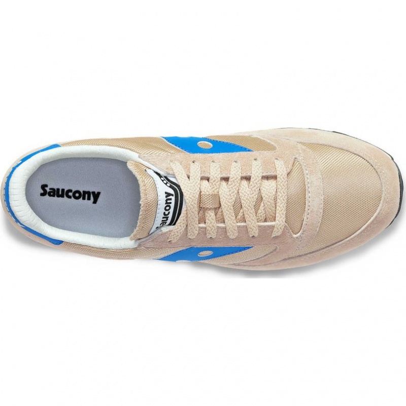 Men's Saucony Jazz 81 Sneakers Beige / Blue | SOUTHAFRICA-NPA