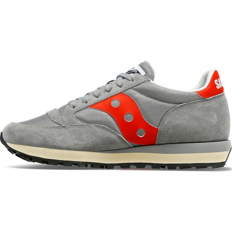 Men's Saucony Jazz 81 Sneakers Grey / Red | SOUTHAFRICA-JWY