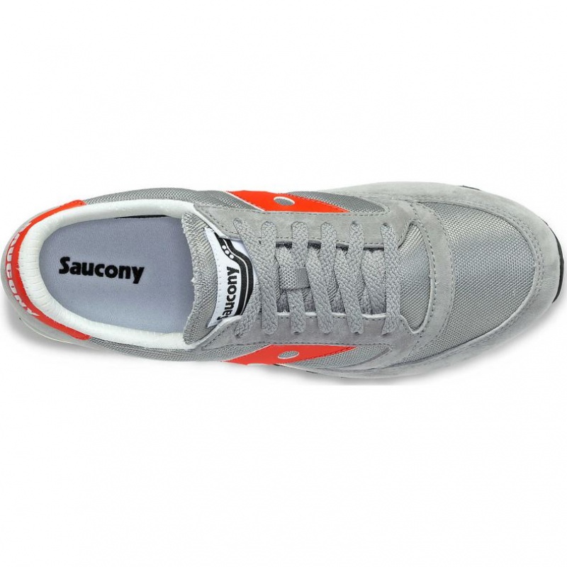 Men's Saucony Jazz 81 Sneakers Grey / Red | SOUTHAFRICA-JWY