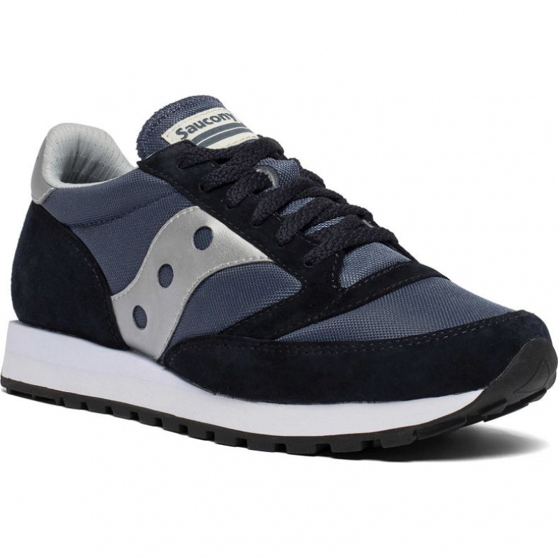 Men's Saucony Jazz 81 Sneakers Navy / Silver | SOUTHAFRICA-HVJ