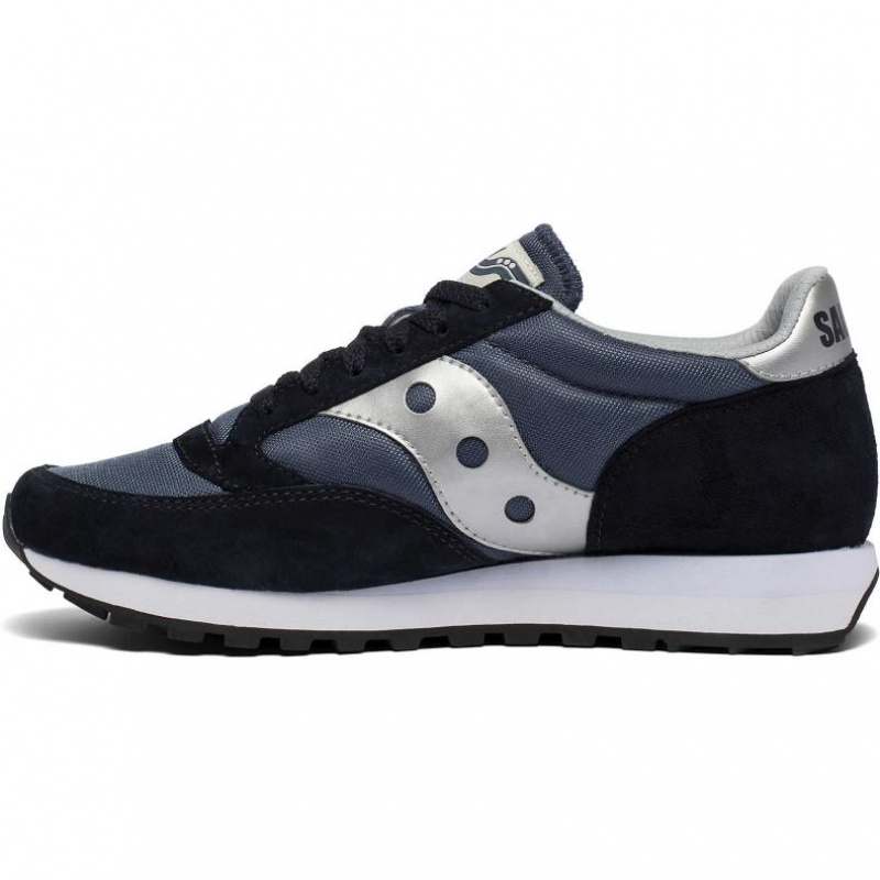 Men's Saucony Jazz 81 Sneakers Navy / Silver | SOUTHAFRICA-HVJ