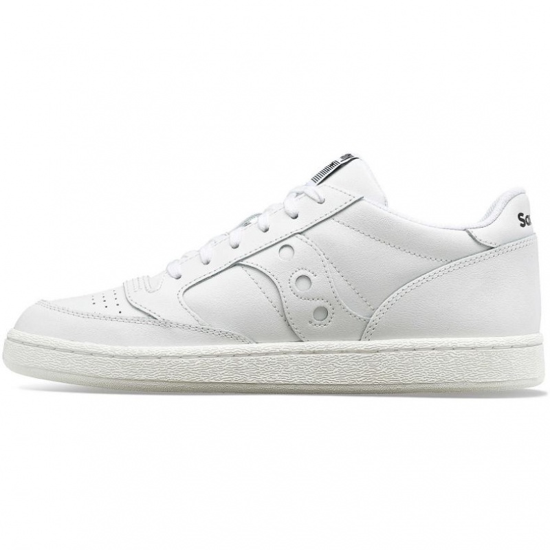 Men's Saucony Jazz Court PU Sneakers White | SOUTHAFRICA-NMJ