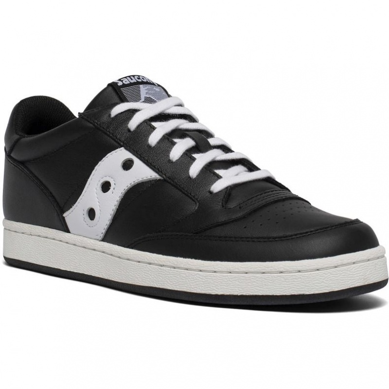 Men's Saucony Jazz Court Sneakers Black / White | SOUTHAFRICA-HAF