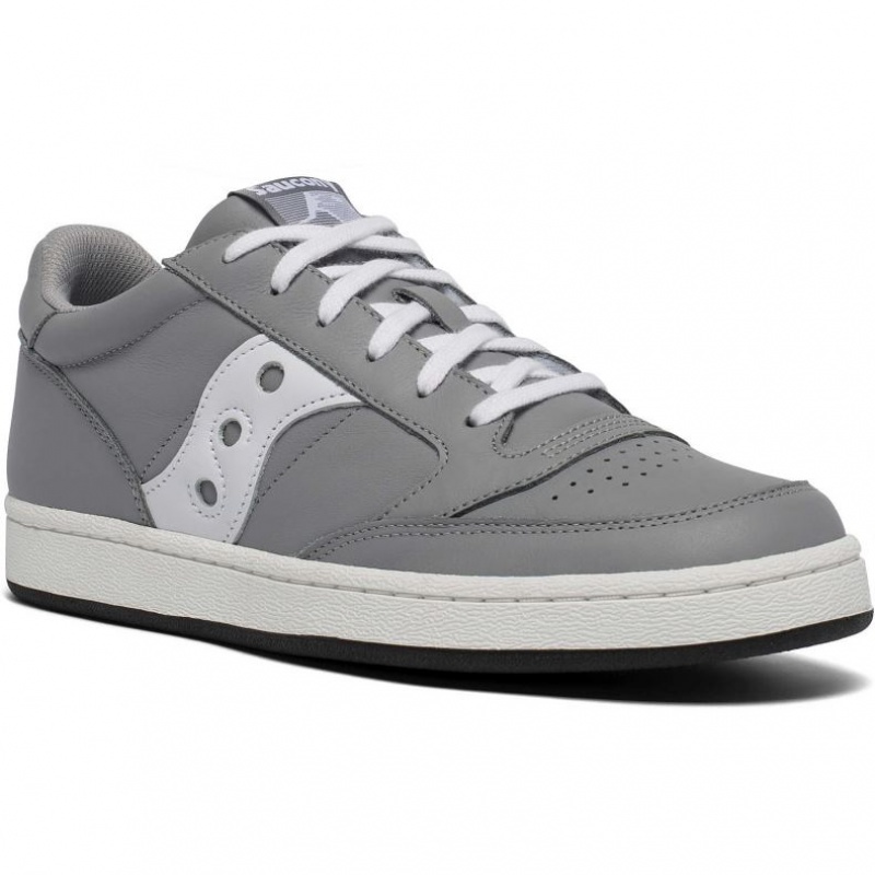 Men's Saucony Jazz Court Sneakers Grey / White | SOUTHAFRICA-XBK