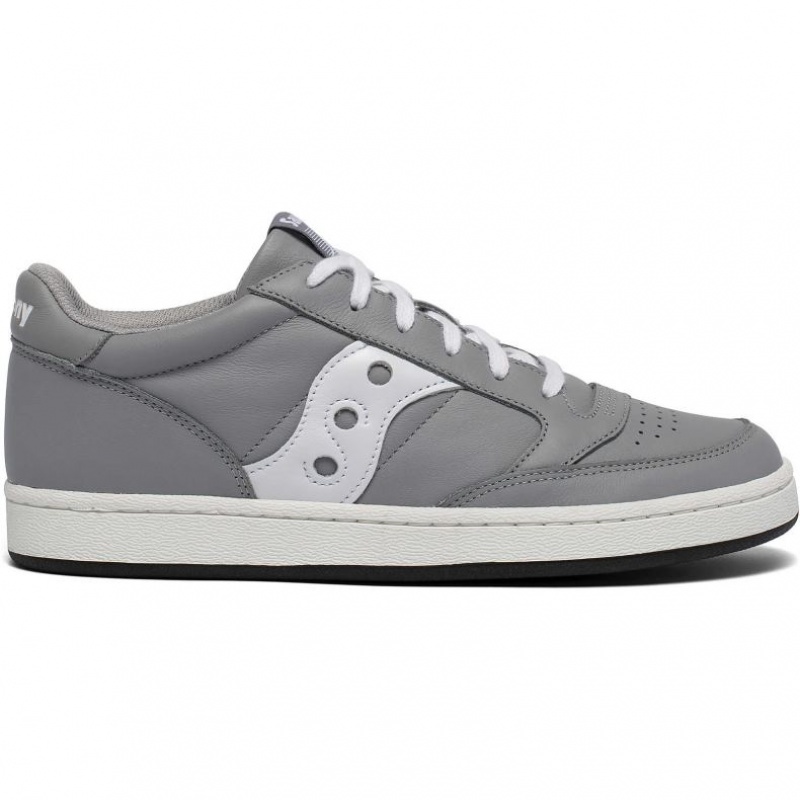 Men\'s Saucony Jazz Court Sneakers Grey / White | SOUTHAFRICA-XBK