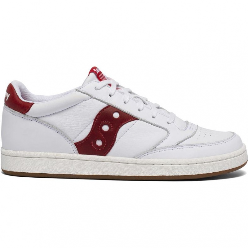 Men\'s Saucony Jazz Court Sneakers White / Red | SOUTHAFRICA-TUA