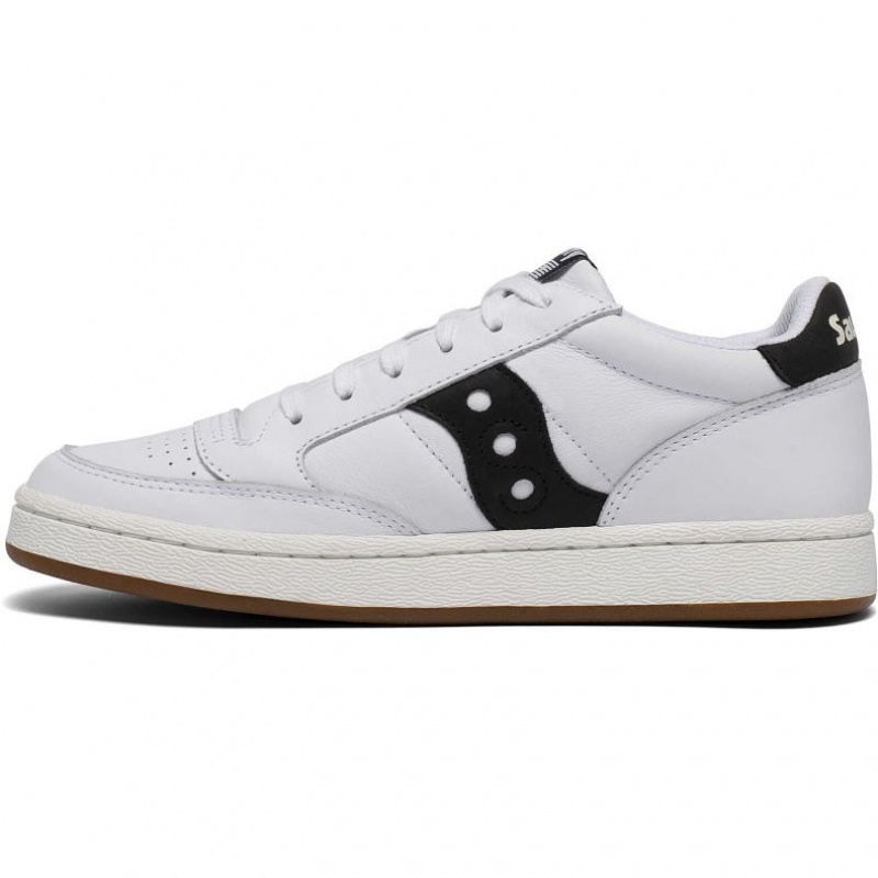 Men's Saucony Jazz Court Sneakers White / Black | SOUTHAFRICA-AJB