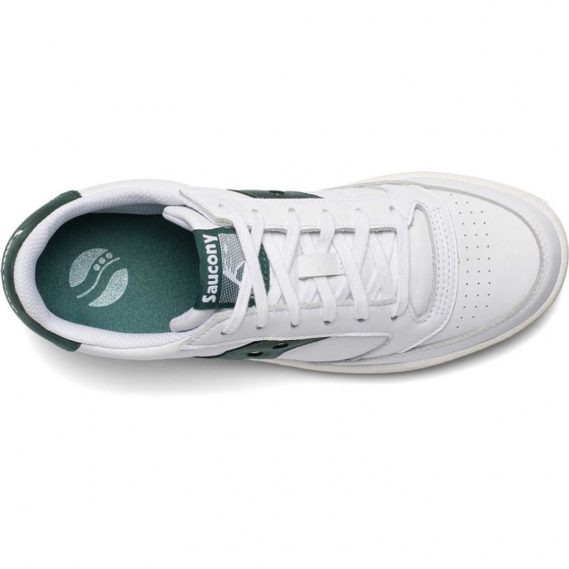 Men's Saucony Jazz Court Sneakers White / Green | SOUTHAFRICA-BDE