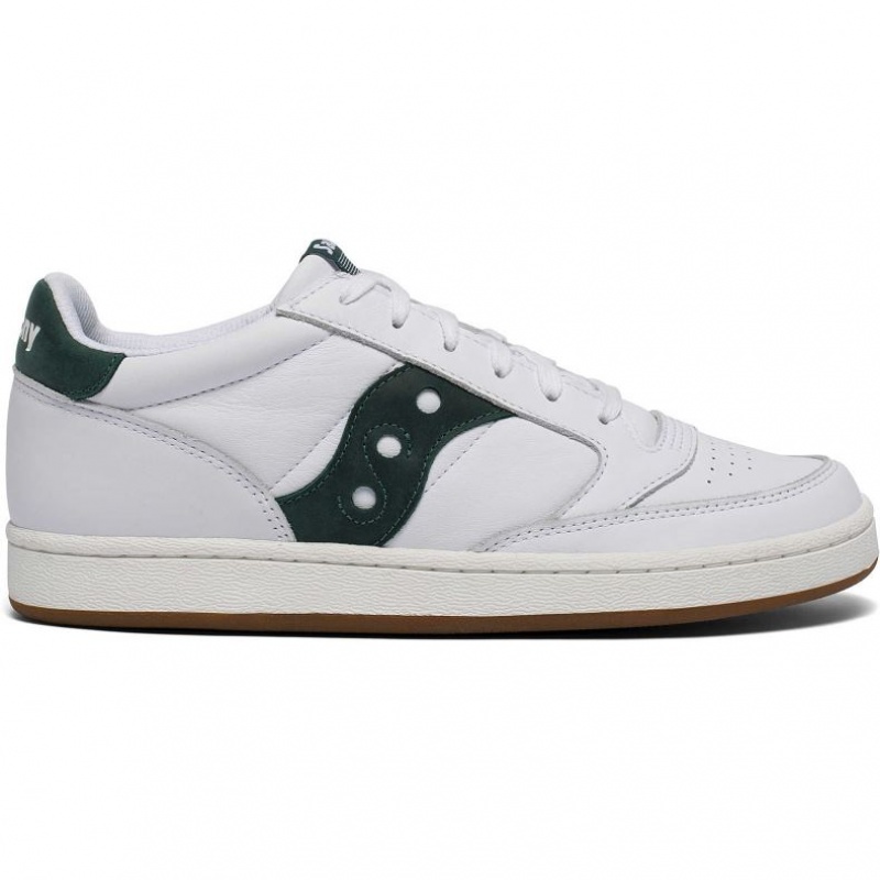 Men\'s Saucony Jazz Court Sneakers White / Green | SOUTHAFRICA-BDE