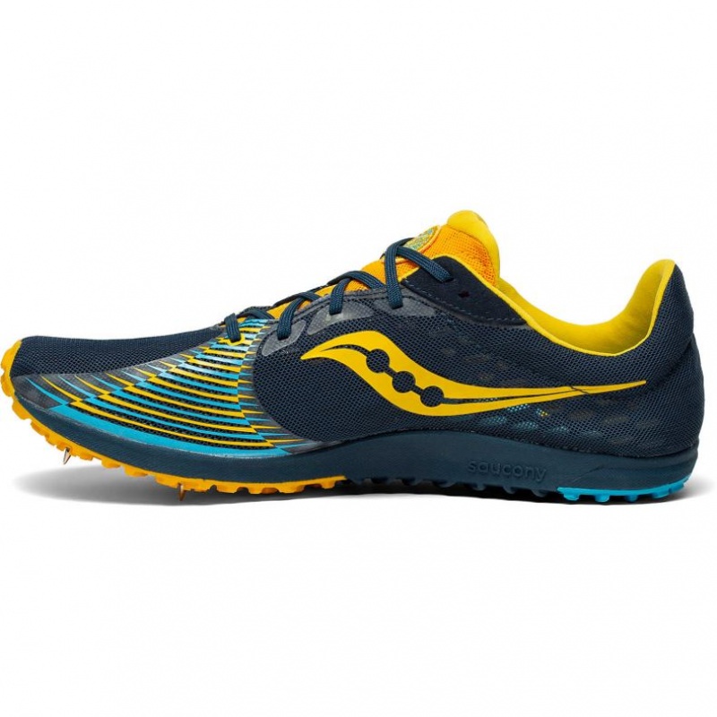 Men's Saucony Kilkenny XC9 Spikes Navy | SOUTHAFRICA-QZR