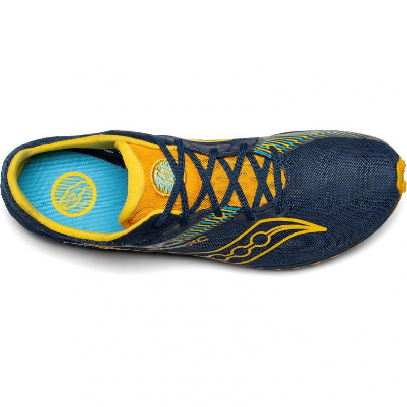 Men's Saucony Kilkenny XC9 Spikes Navy | SOUTHAFRICA-QZR