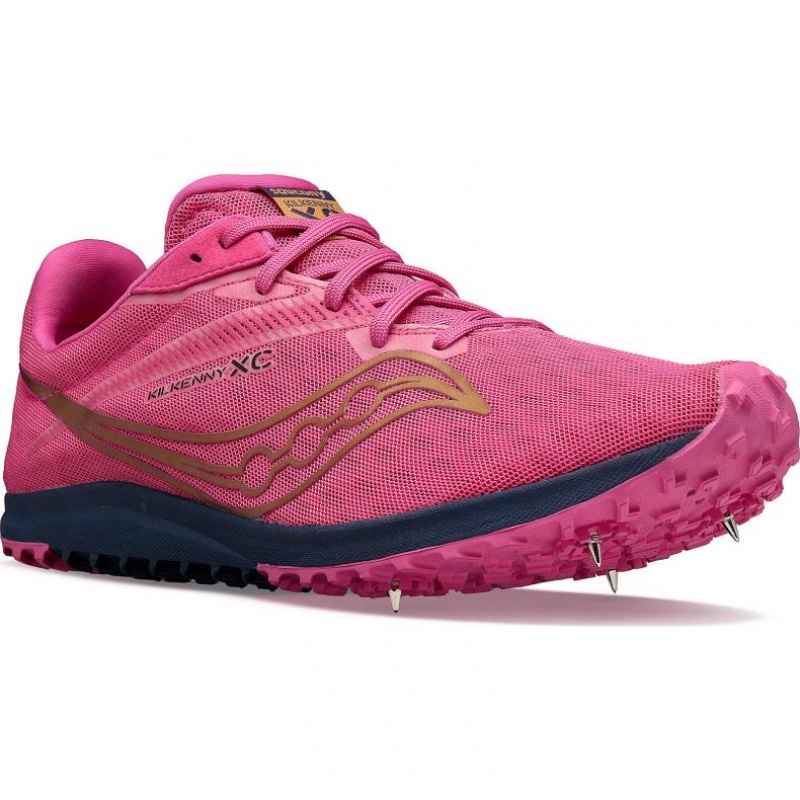 Men's Saucony Kilkenny XC9 Spikes Pink | SOUTHAFRICA-ATK