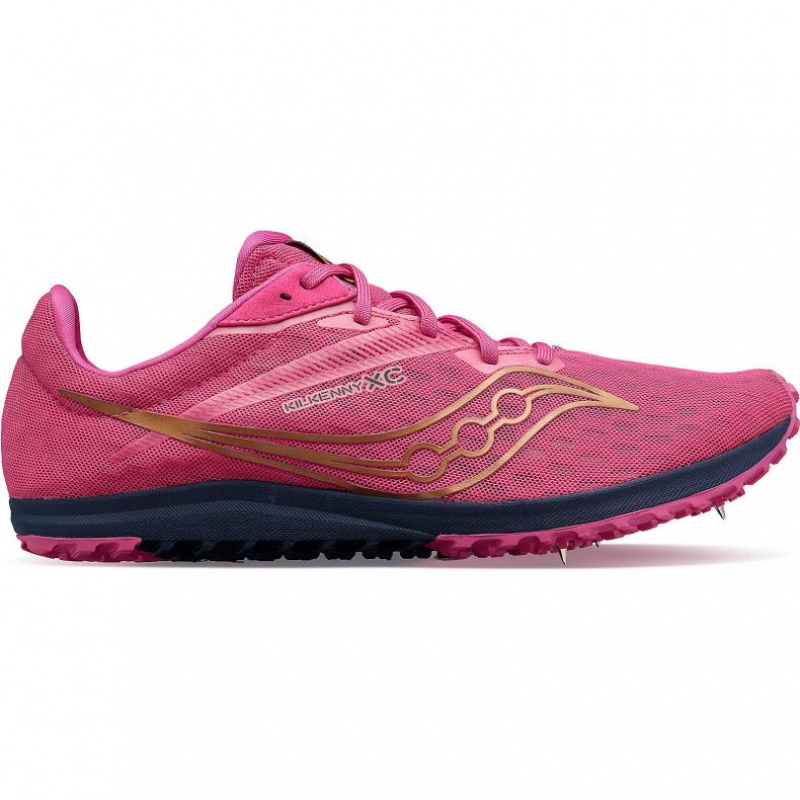 Men\'s Saucony Kilkenny XC9 Spikes Pink | SOUTHAFRICA-ATK