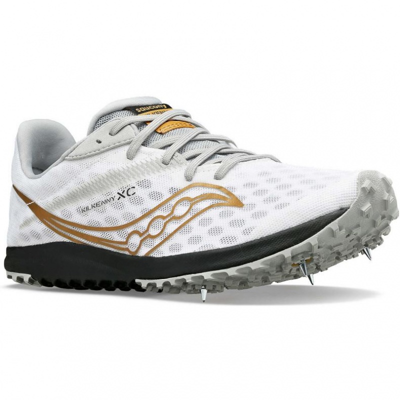 Men's Saucony Kilkenny XC9 Spikes White | SOUTHAFRICA-WXS