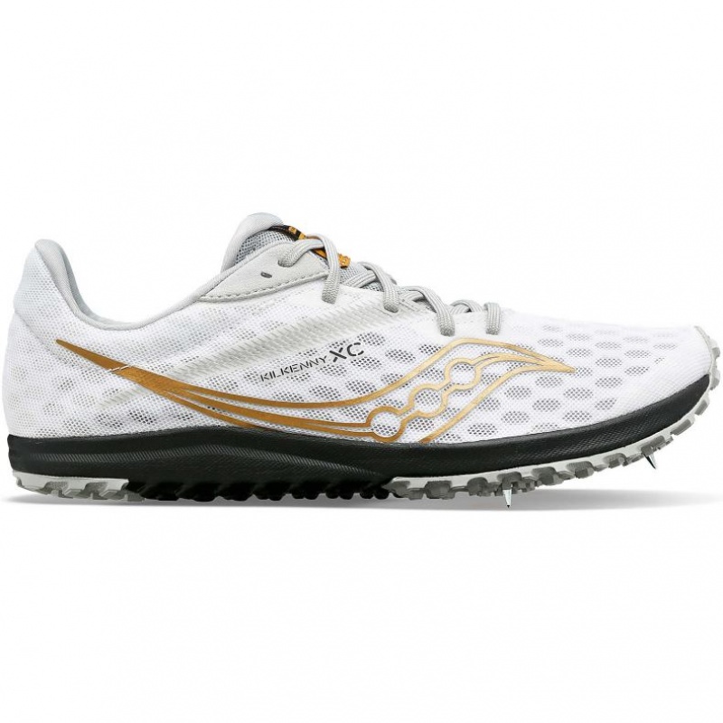 Men\'s Saucony Kilkenny XC9 Spikes White | SOUTHAFRICA-WXS