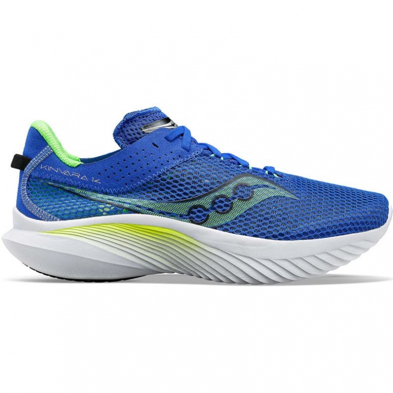 Men\'s Saucony Kinvara 14 Running Shoes Blue | SOUTHAFRICA-YOC