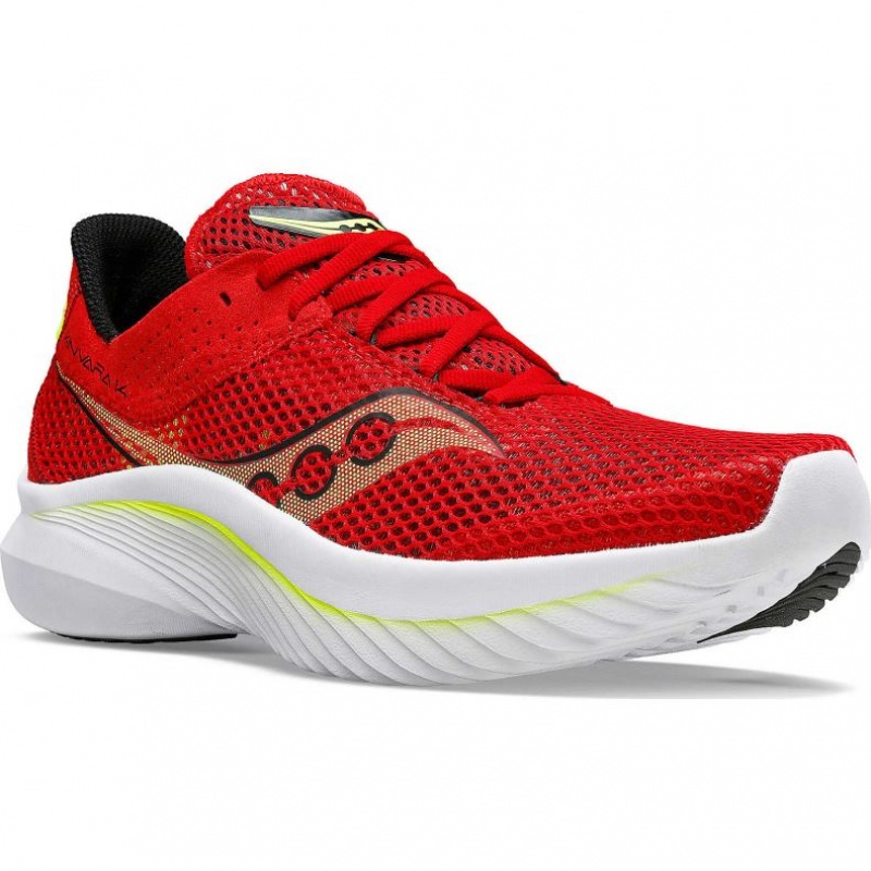 Men's Saucony Kinvara 14 Running Shoes Red | SOUTHAFRICA-CVK