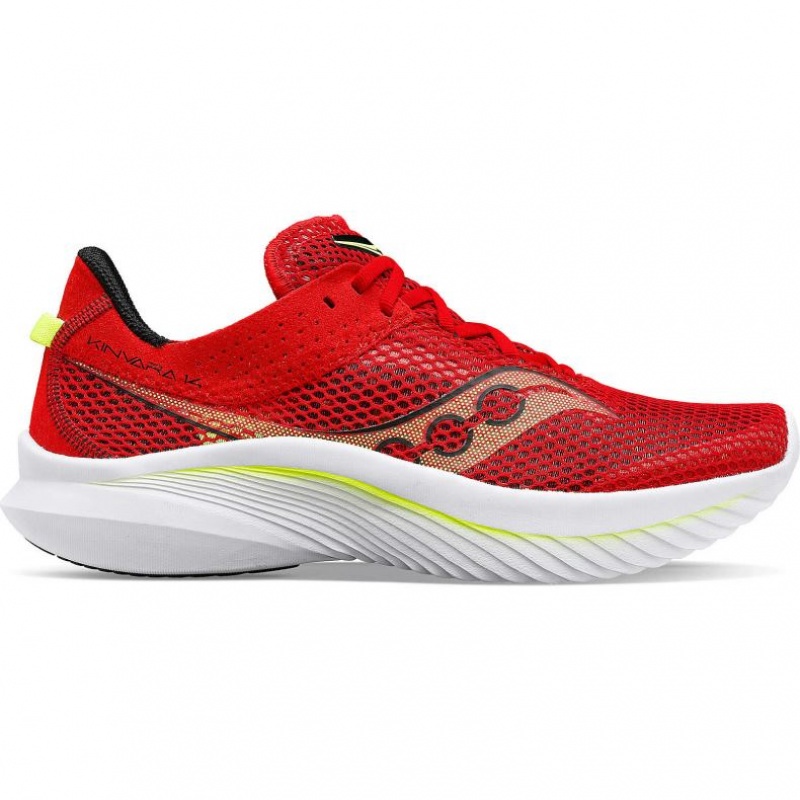 Men\'s Saucony Kinvara 14 Running Shoes Red | SOUTHAFRICA-CVK