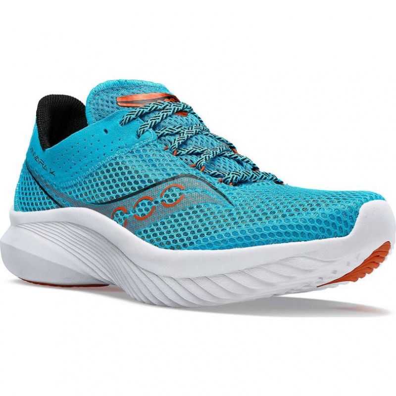 Men's Saucony Kinvara 14 Running Shoes Turquoise | SOUTHAFRICA-HQM