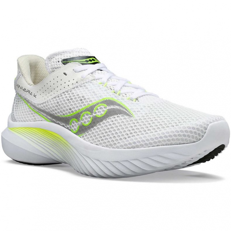 Men's Saucony Kinvara 14 Running Shoes White | SOUTHAFRICA-PGK