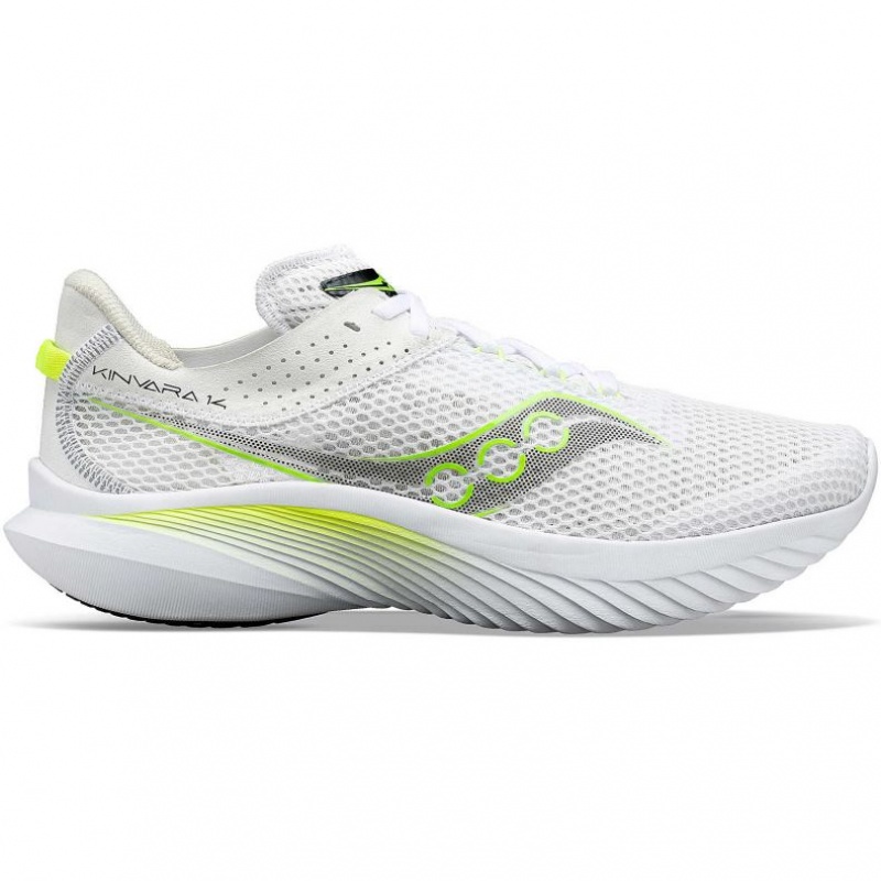 Men\'s Saucony Kinvara 14 Running Shoes White | SOUTHAFRICA-PGK