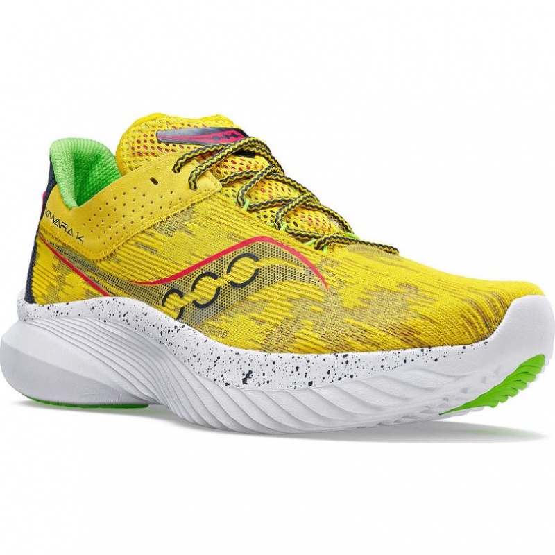 Men's Saucony Kinvara 14 Running Shoes Yellow | SOUTHAFRICA-BXU