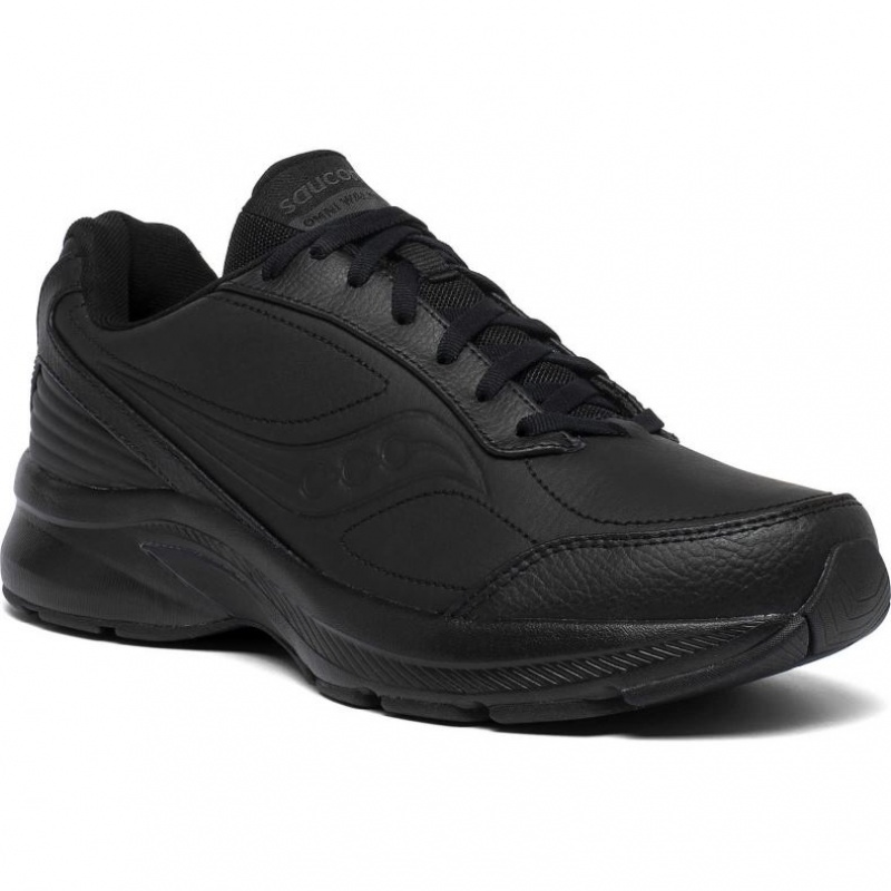 Men's Saucony Omni Walker 3 Walking Shoes Black | SOUTHAFRICA-NDB