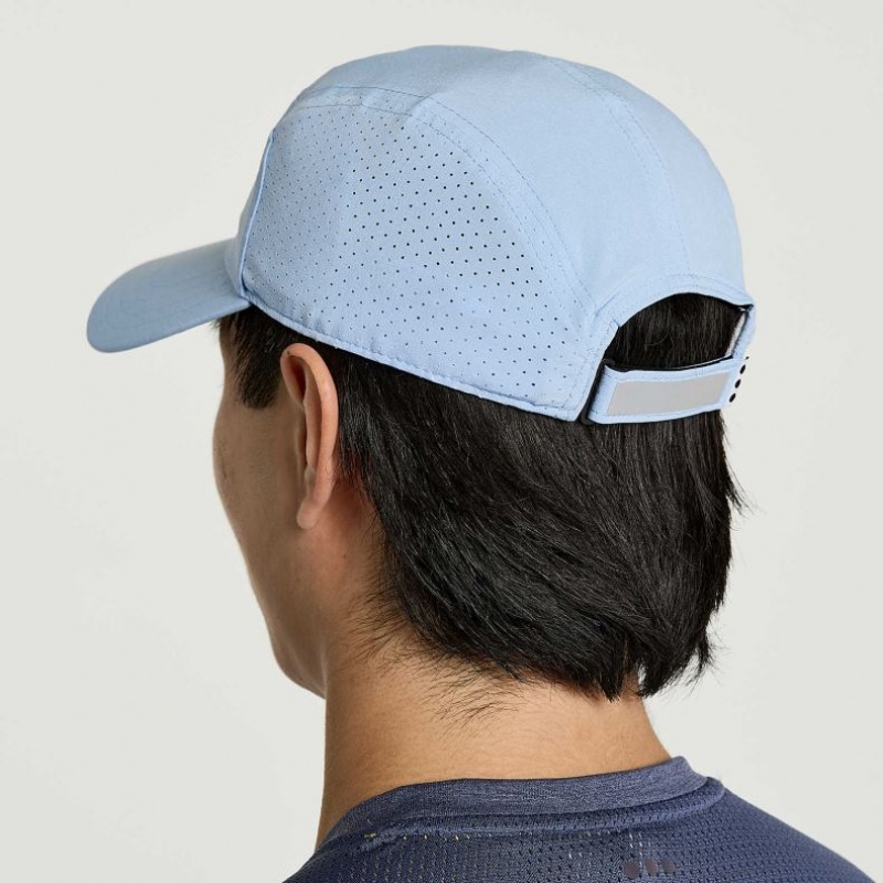 Men's Saucony Outpace Hat Blue | SOUTHAFRICA-FKI