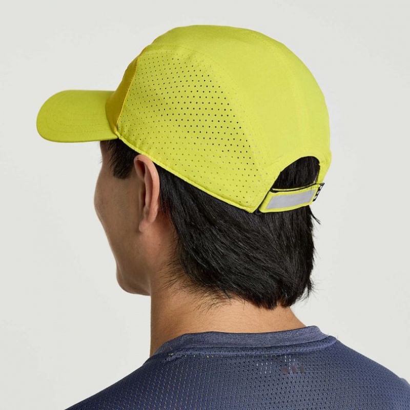 Men's Saucony Outpace Hat Yellow | SOUTHAFRICA-VCE