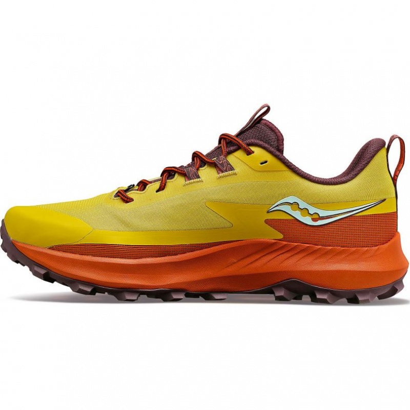 Men's Saucony Peregrine 13 Trail Running Shoes Yellow / Orange | SOUTHAFRICA-RAW