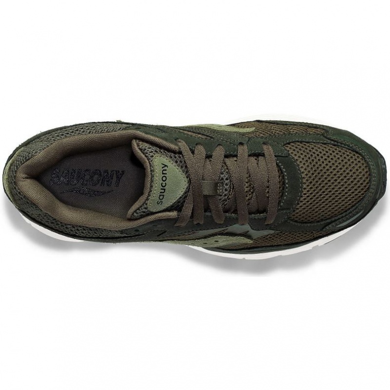 Men's Saucony ProGrid Omni 9 Premium Sneakers Green | SOUTHAFRICA-VFU