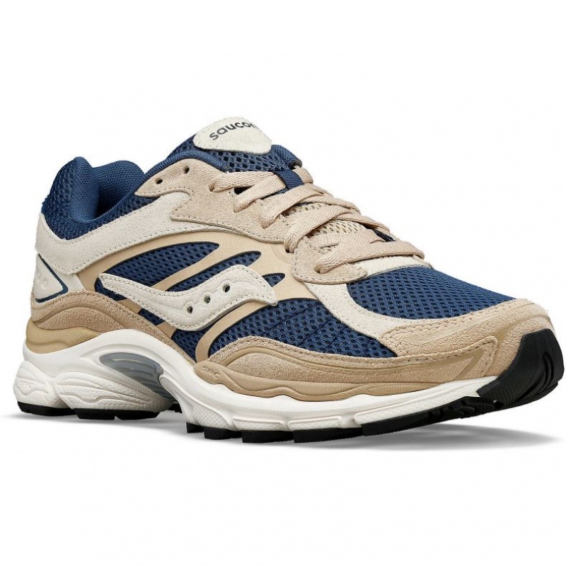 Men's Saucony ProGrid Omni 9 Premium Sneakers Beige / Blue | SOUTHAFRICA-THU