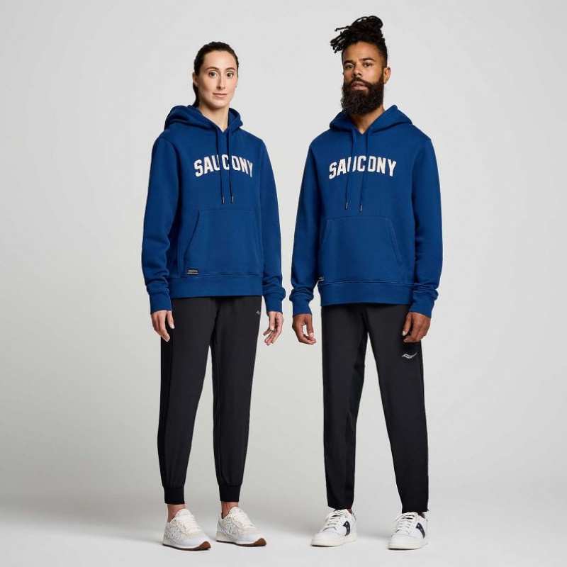 Men's Saucony Recovery Hoodie Indigo | SOUTHAFRICA-NPW