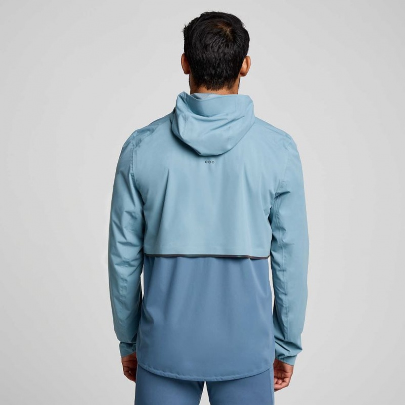 Men's Saucony Runshield Jacket Blue | SOUTHAFRICA-LIV