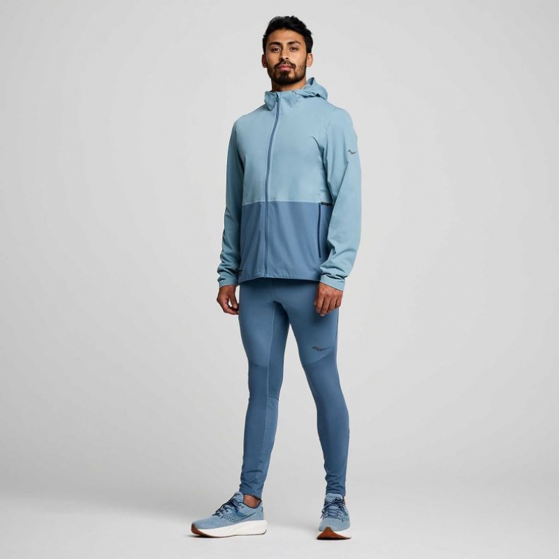 Men's Saucony Runshield Jacket Blue | SOUTHAFRICA-LIV