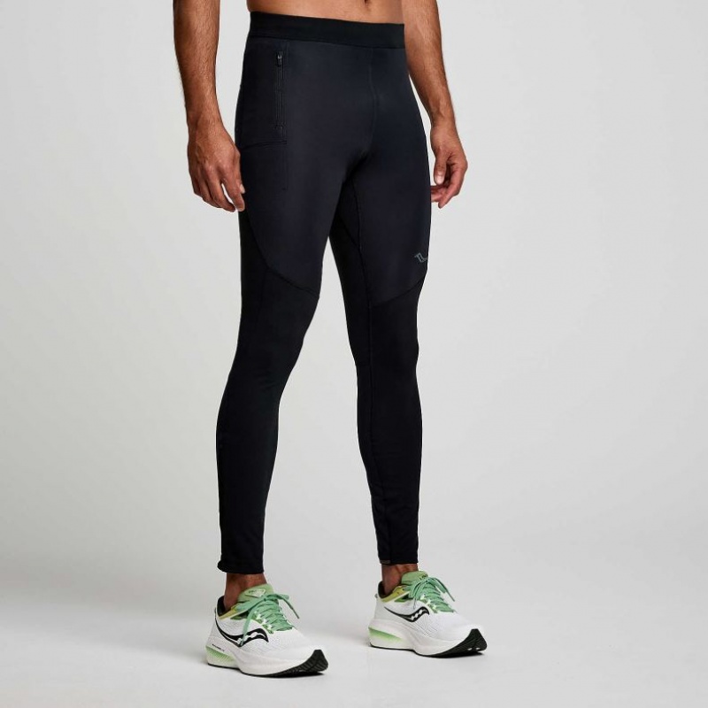 Men\'s Saucony Runshield Tight Black | SOUTHAFRICA-MQP