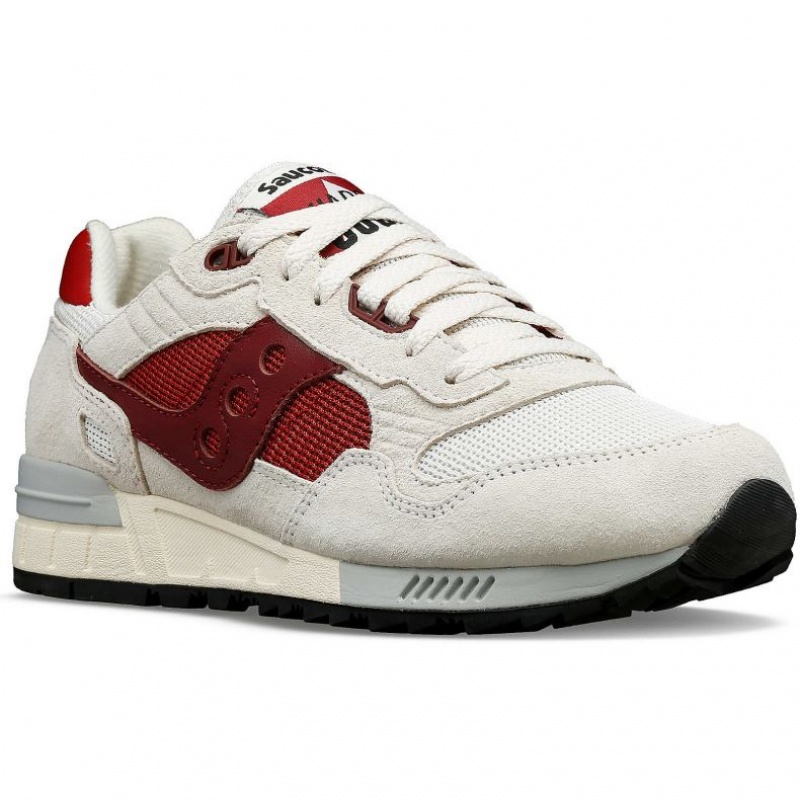 Men's Saucony Shadow 5000 Sneakers White / Red | SOUTHAFRICA-UDA